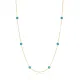 Women New Arrival Turquoise Wholesale 925 Sterling Silver Necklace