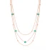 Turkish Layered Color 925 Sterling Silver Necklace