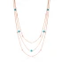 Turkish Turquoise Multi Layered 925 Silver Necklace