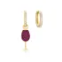 Turkish Wine Glass 925 Sterling Silver Earrings