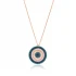 Turkish 925 Sterling Silver Round Necklace