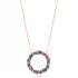 Turkish Mix Round 925 Sterling Silver Necklace