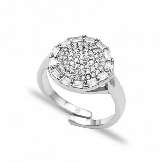 Turkish Round Adjustable 925 Sterling Silver Ring Turkish Round Adjustable 925 Sterling Silver Ring