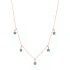 Turkish Turquoise Enamel Star Sterling Silver Necklace