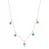 Turkish Turquoise Enamel Round Sterling Silver Necklace