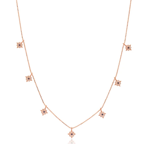 Turkish New North Star 925 Sterling Silver Necklace