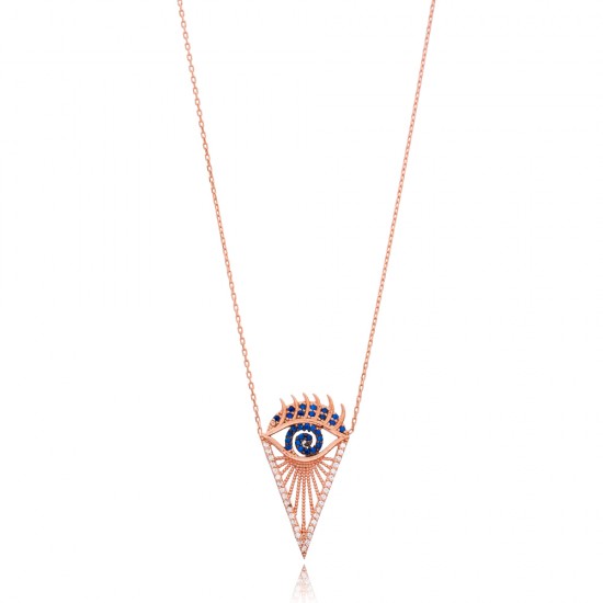 Trendy Eye of Ra Design Wholesale Handmade 925 Silver Sterling Necklace Trendy Eye of Ra Design Wholesale Handmade 925 Silver Sterling Necklace
