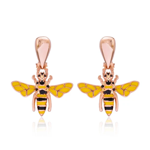 Turkish Bee 925 Sterling Silver Earrings Turkish Bee 925 Sterling Silver Earrings