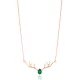 Turkish Buckhorn Drop Sterling Silver Necklace