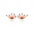 Fashionable Eye Shape Design Stud Earrings Turkish Wholesale 925 Sterling Silver Jewelry