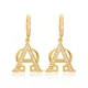 Turkish Omega Alfa Shape Dangle 925 Silver Earrings Turkish Omega Alfa Shape Dangle 925 Silver Earrings