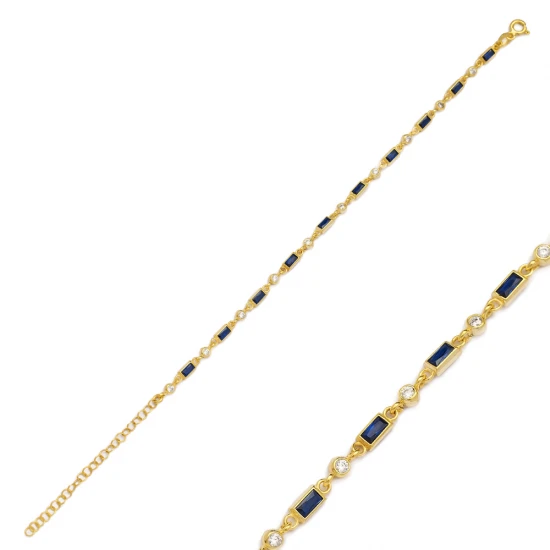 Turkish Sapphire 925 Sterling Silver Bracelet Turkish Sapphire 925 Sterling Silver Bracelet