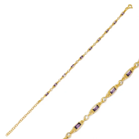 Turkish Amethyst 925 Sterling Silver Bracelet Turkish Amethyst 925 Sterling Silver Bracelet