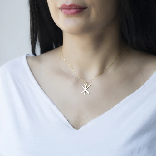 Turkish Wealth Means Vikings Symbol 925 Silver Necklace Turkish Wealth Means Vikings Symbol 925 Silver Necklace