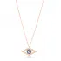Turkish New Evil Eye 925 Sterling Silver Necklace