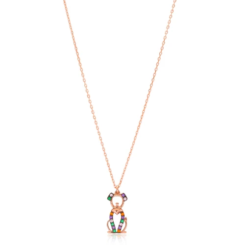 Turkish Mix Dog Shape 925 Sterling Silver Necklace Turkish Mix Dog Shape 925 Sterling Silver Necklace