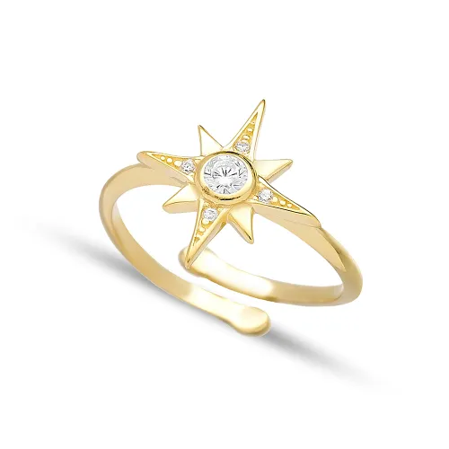 Turkish Pole Star Adjustable 925 Sterling Silver Ring Turkish Pole Star Adjustable 925 Sterling Silver Ring