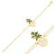 Turkish Sterling Silver Pineapple Bracelet