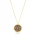 Turkish Round Necklace in 925 Sterling Silver