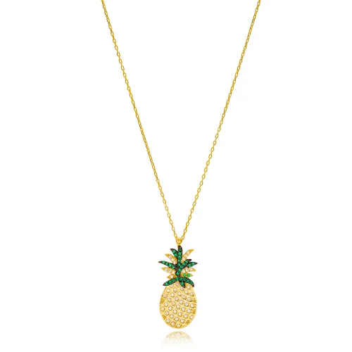 Turkish Pineapple 925 Sterling Silver Necklace