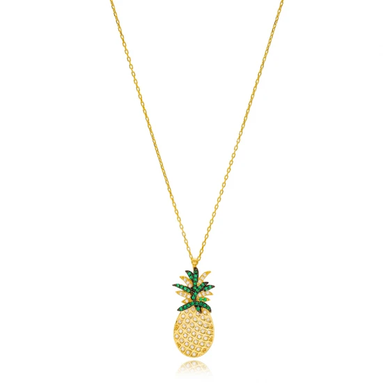 Turkish Pineapple 925 Sterling Silver Necklace