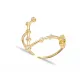 Turkish Dainty Zodiac Pisces Horoscope 925 Silver Ring