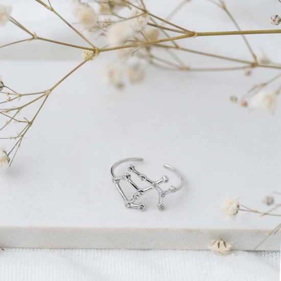 Turkish Sagittarius Zodiac Astrology Sign Silver Ring Turkish Sagittarius Zodiac Astrology Sign Silver Ring