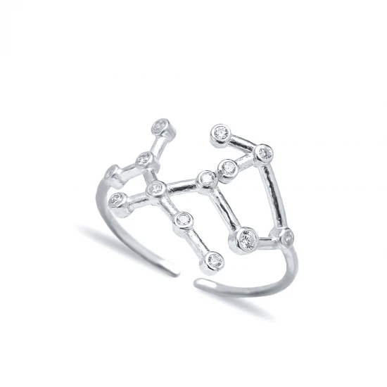 Turkish Sagittarius Zodiac Astrology Sign Silver Ring Turkish Sagittarius Zodiac Astrology Sign Silver Ring