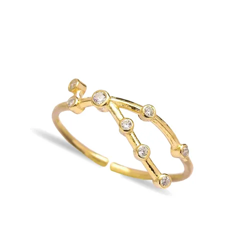 Taurus Zodiac Constellation Horoscope 925 Silver Ring Taurus Zodiac Constellation Horoscope 925 Silver Ring