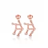 Clear Constellation Bow CZ 925 Sterling Silver Earrings
