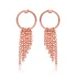 Turkish New Chain Hollow 25 Sterling Silver Earrings