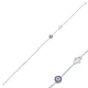 Turkish Evil Eye Hamsa 925 Sterling Silver Bracelet