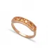 Citrine Stone Fashion Band Rings Turkish Wholesale 925 Sterling Silver Jewelry