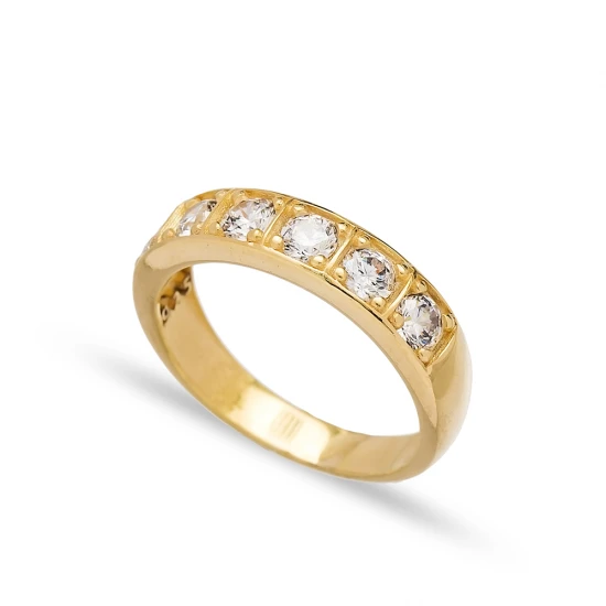 Wholesale CZ Band 925 Sterling Silver Ring | 925 Sterling Silver Wholesale | Sade Silver Wholesale CZ Band 925 Sterling Silver Ring - Sade 925 Silver Jewelry