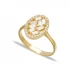 Oval CZ Baguette 925 Sterling Silver Ring
