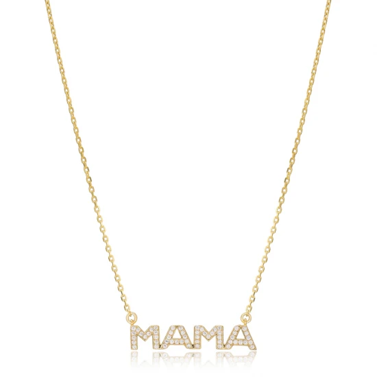 Turkish Mama 925 Sterling Silver Necklace - Sade 925 Silver Jewelry