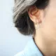 Round Two In One 925 Sterling Silver Earrings Round Two In One 925 Sterling Silver Earrings