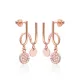 Round Two In One 925 Sterling Silver Earrings Round Two In One 925 Sterling Silver Earrings