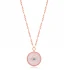 Enamel Medallion Eye 925 Sterling Silver Necklace
