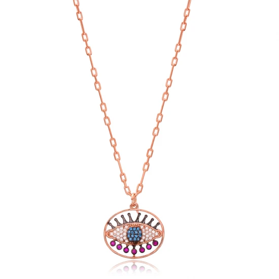 Eye Medallion 925 Sterling Silver Pendant Eye Medallion 925 Sterling Silver Pendant