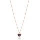 Mother Of Pearl Black Enamel Heart 925 Silver Necklace Mother Of Pearl Black Enamel Heart 925 Silver Necklace