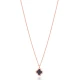 Mother Of Pearl Black Enamel Clover 925 Silver Necklace Mother Of Pearl Black Enamel Clover 925 Silver Necklace