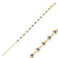 Elegant Star Style Charm Bracelet Wholesale Turkish 925 Sterling Silver Jewelry