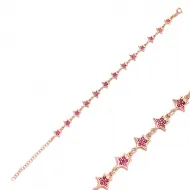 Silver Star Charm Bracelet Wholesale Turkish 925 Sterling Silver Jewelry