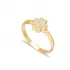 Handcrafted Cluster 925 Sterling Silver Ring