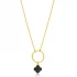 Black Clover Hollow 925 Sterling Silver Pendant