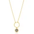 Round Shape Evil Eye Hollow 925 Sterling Silver Pendant