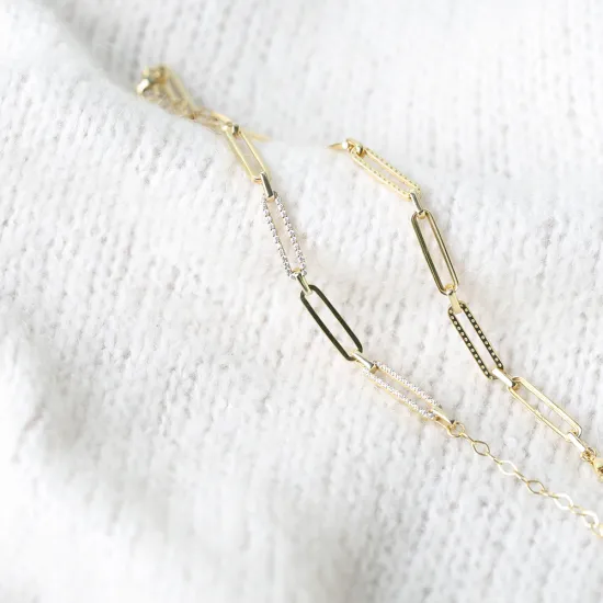 Rectangle Bracelet in 925 Sterling Silver