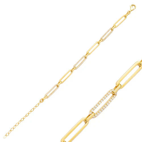 Rectangle Bracelet in 925 Sterling Silver
