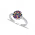 Mix Minimal Round 925 Sterling Silver Ring